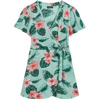 Mini robe portefeuille imprimée femme Superdry