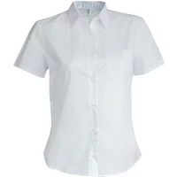 Chemise femme manches courtes Kariban blanc