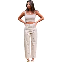 Jeans femme F.A.M. Paris Pola Embro Heart
