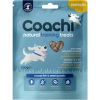 2x100g Coachi poisson d'océan friandises d'entraînement pour chien