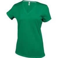 T-shirt femme cintré Kariban Col V