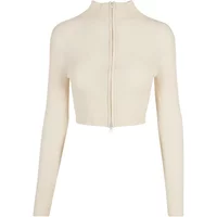 Cardigan zippé court en tricot côtelé femme Urban Classics GT