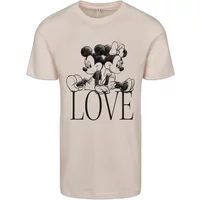 T-shirt femme Merchcode Minnie Loves Mickey