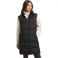Doudoune longue sans manches capuche femme Superdry