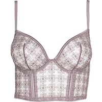 Soutien-gorge bustier femme Huit Café Fleur