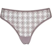String tanga femme Huit Café Fleur