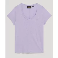T-shirt à encolure dégagée femme Superdry