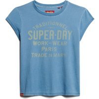 T-shirt à mancherons femme Superdry Workwear