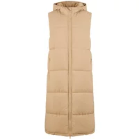 Doudoune longue sans manche à capuche femme Urban Classics