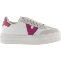 Baskets effet cuir & daim Victoria Barcelona