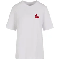 T-shirt femme Mister Tee Heart Cherries EMB
