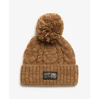Bonnet épais en maille torsadée femme Superdry