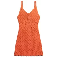 Robe caraco courte en crochet femme Superdry