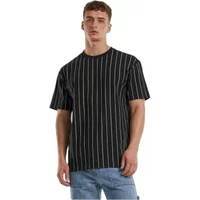 T-shirt femme Urban Classics Printed Pinstripe