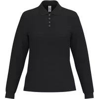 Polo piqué manches longues femme iDeal Basic Brand