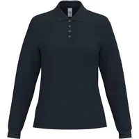 Polo piqué manches longues femme iDeal Basic Brand