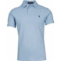 POLO RALPH LAUREN Polo coupe slim personnalisée bleu clair | S