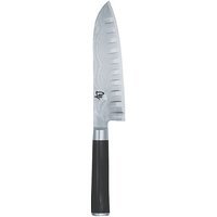 KAI Couteau Santoku alvéolé Shun Classic 18 cm argent