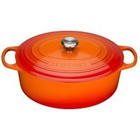 LE CREUSET Bräter oval « Signature » 35cm 8,9l (Ofenrot) orange