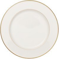 VILLEROY & BOCH SIGNATURE Plat rond plat Anmut Gold 32cm blanc