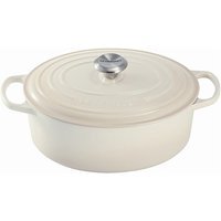 LE CREUSET Cocotte ovale SIGNATURE 31cm 6,3l Meringue crème