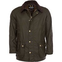BARBOUR Veste de terrain ASHBY WAX olive | XXL