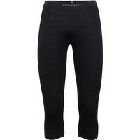 ICEBREAKER Pantalon de sport 3/4 femme Merino 200 Oasis noir | XS
