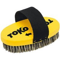 TOKO Brosse de base ovale en fil d'acier avec sangle aucune couleur