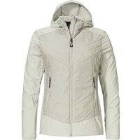 SCHÖFFEL Damen Hybridjacke Style Blaueis Hoodie crème | 36
