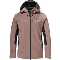 SCHÖFFEL Veste softshell de randonnée pour femme Milagle Hoodie marron clair | 36
