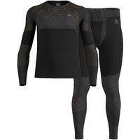 ODLO Ensemble sous-vêtements longs homme Fundamentals Performance noir | L