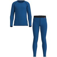 LÖFFLER Ensemble sous-vêtement enfant TRANSTEX WARM bleu | 152