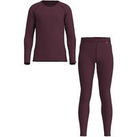 LÖFFLER Ensemble sous-vêtement enfant TRANSTEX WARM rouge foncé | 140