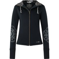 SPIRIT OF OM Sweat-vest de yoga Maui pour femmes noir | L