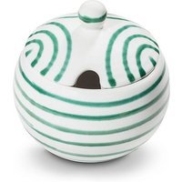 GMUNDNER KERAMIK Sucrier lisse 10cm Vert Flammé vert