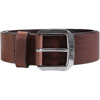 REPLAY Ceinture en cuir marron | 85