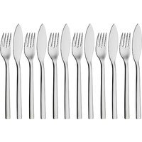 WMF Fischbesteck Set 12 teilig NUOVA Cromargan argent