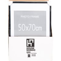 Lot de 7 noir et 8 naturel cadres en MDF House Nordic Marbella