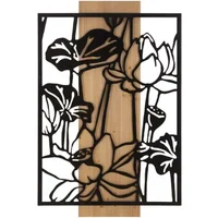 Décoration murale Mauro Ferretti Lotus Ferro E Wood