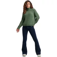 Pull ample col roulé surpiqué femme Superdry