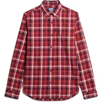 Chemise à carreaux manches longues en coton Superdry Vintage