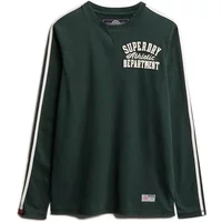T-shirt manches longues rayé Superdry Vintage Athletic