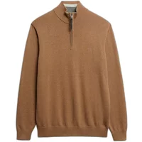Pull en coton à col camionneur Superdry Essentials