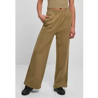 Pantalon femme Urban Classics straight pin tuck-grandes tailles