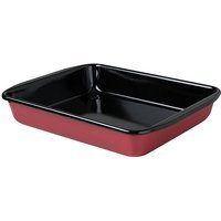 RIESS Plat à rôtir haut 41x33cm Couleur Rouge rouge foncé