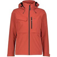 MERU Veste de randonnée Abrantes 2L à capuche pour hommes rouge foncé | 50