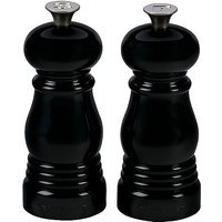 LE CREUSET Mini set de moulins à sel et à poivre 12,5 cm Noir noir
