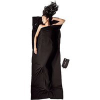 COCOON Reiseschlafsack Travelsheet Merino 19x12cm 600g noir