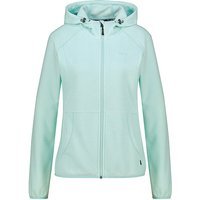 MERU Veste polaire rayée à capuche Lourosa pour femmes bleu clair | 34