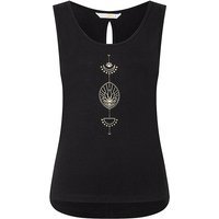 SPIRIT OF OM Débardeur de yoga Vahita pour femmes noir | L
